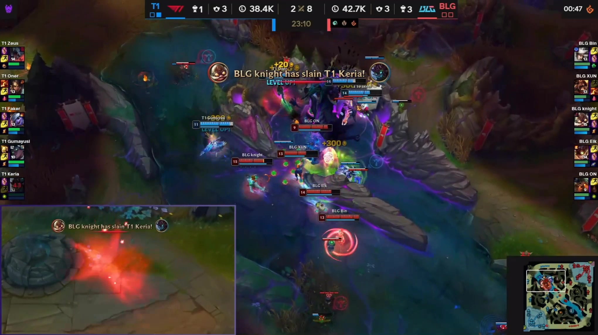 T1拿到大龙但阵亡四人！韩国解说直接哀嚎